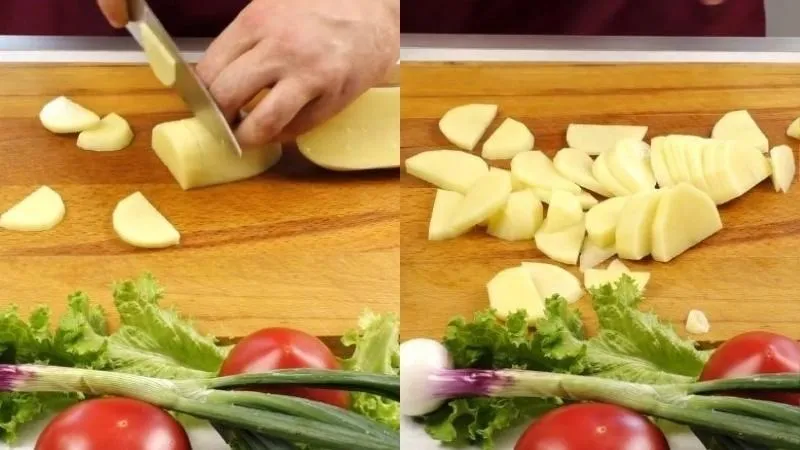 Cắt lát khoai tây