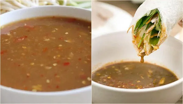 Mắm nêm là linh hồn của món bánh tráng cuốn thịt heo