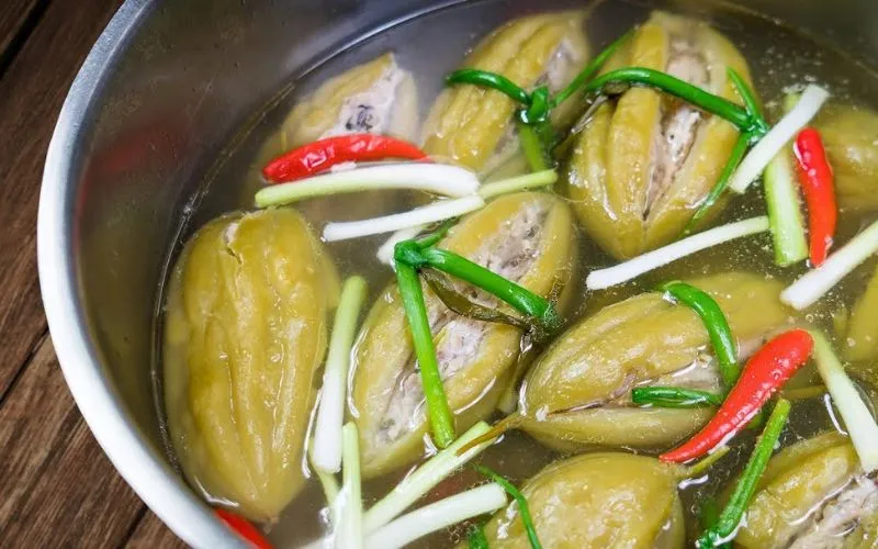 Canh mướp đắng nhồi thịt thành phẩm