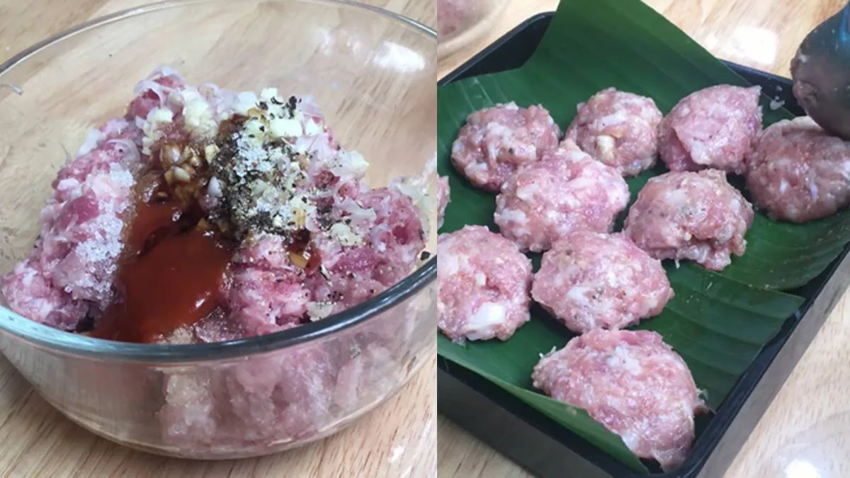 Ướp thịt với các gia vị truyền thống