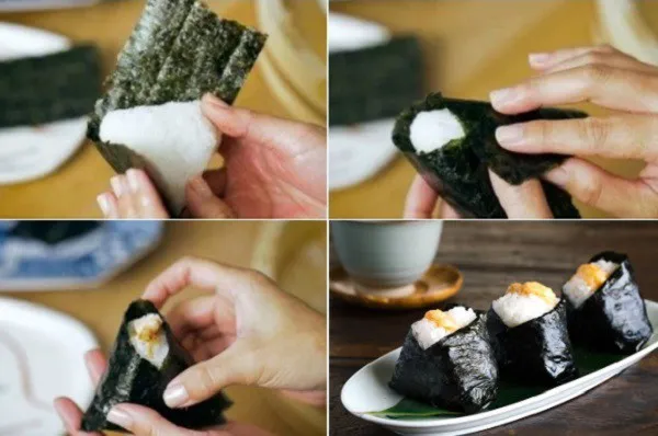 Gói rong biển cho kimbap tam giác chuẩn phong cách tiện lợi