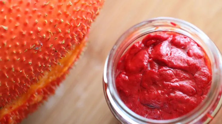 Xay nhuyễn màng gấc giúp giải phóng toàn bộ dưỡng chất quan trọng