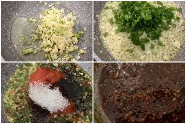 Sử dụng chảo chống dính để kiểm soát nhiệt độ khi nấu sốt