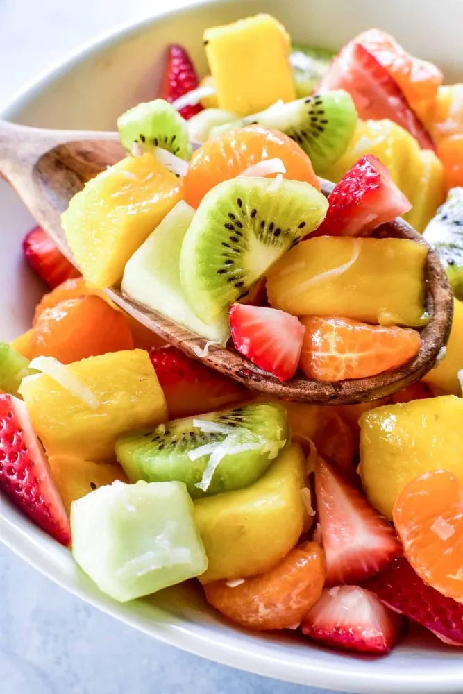 Cách làm salad hoa quả trộn giảm cân thanh mát