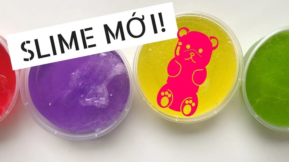 Slime từ kẹo dẻo an toàn