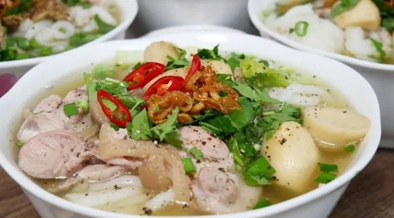 Thành phẩm bánh canh thơm ngon, đậm đà, hấp dẫn