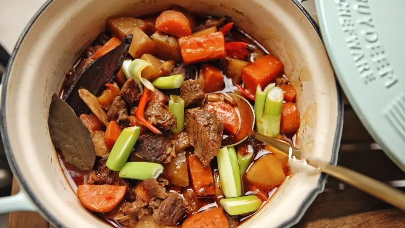 Bò kho miền Bắc hoàn thành