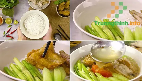 cách nấu bún cá rô đồng rau cải