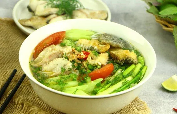 Tô bún cá rô đồng hấp dẫn