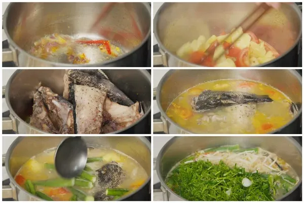 Cách nấu canh cá mú