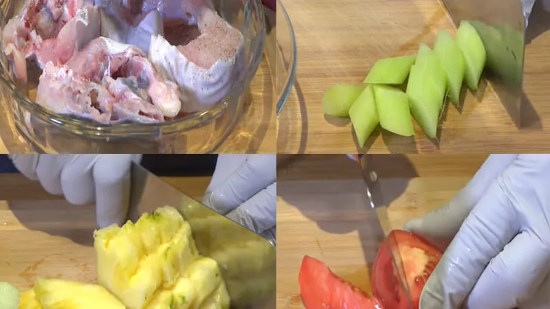 Sơ chế nguyên liệu