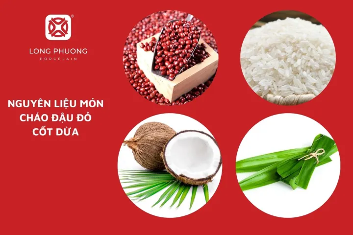 Cháo đậu đỏ cốt dừa thích hợp cho người ăn chay