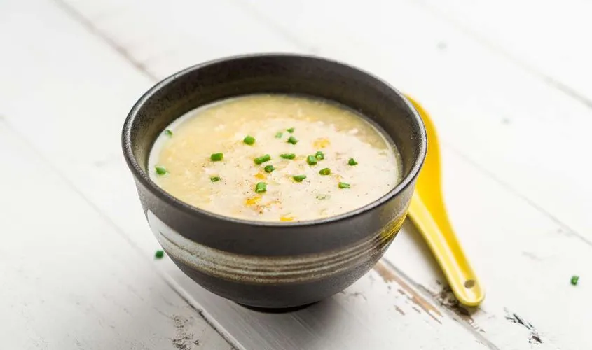 Khoai tây giúp cháo có độ sánh mịn tự nhiên