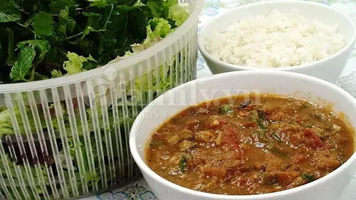 Ruốc sông rang khế