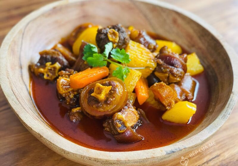 Hướng Dẫn Chi Tiết Cách Nấu Gân Bò Sốt Vang Mềm Ngon Chuẩn Vị