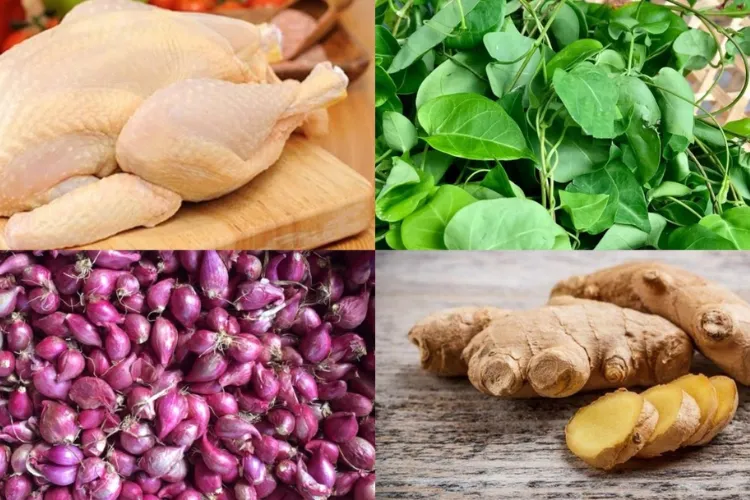 Sơ chế và xào thịt gà nấu gà lá giang