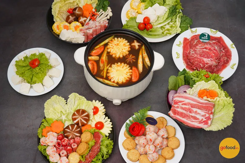 Bảng nguyên liệu chuẩn bị cho cách hướng dẫn nấu lẩu bò ngon thập cẩm