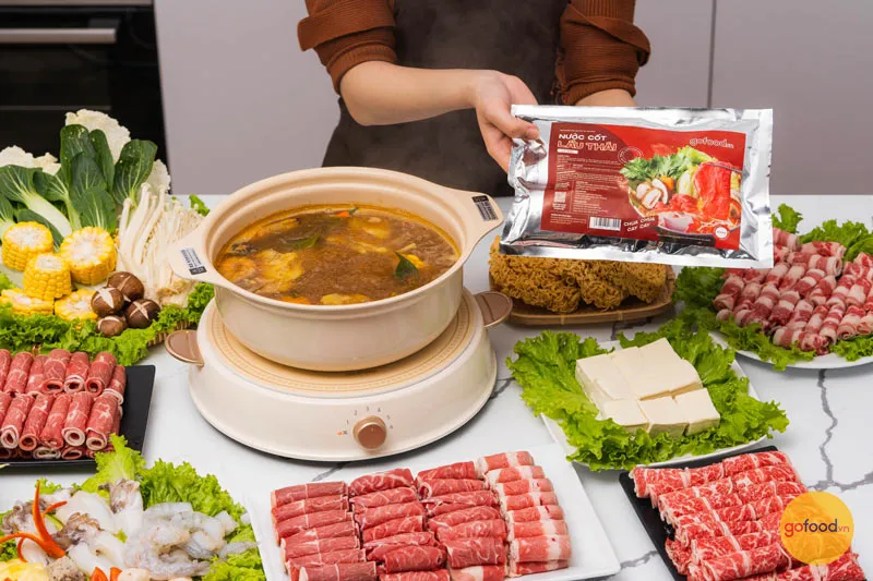 Nước cốt lẩu Thái Gofood tiện lợi và chuẩn vị