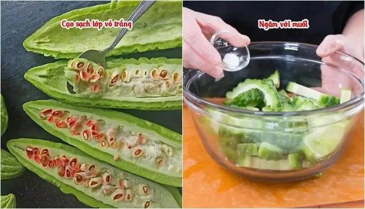 Mướp đắng xào trứng thơm ngon, ít đắng tại nhà