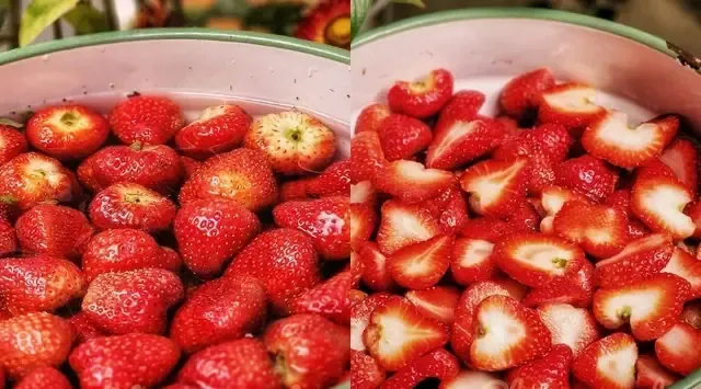 Cách làm mứt dâu tây sánh mịn sau khi nấu trong nồi