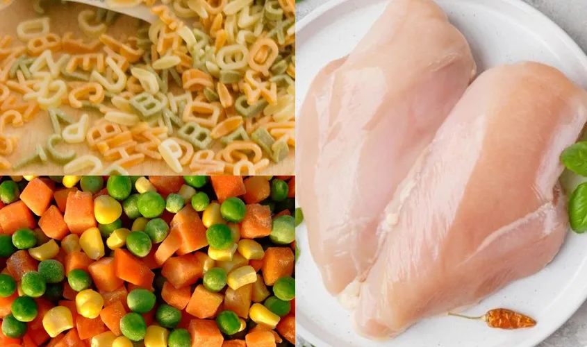 Nui gà nấu rau củ là bữa sáng hoàn hảo cung cấp năng lượng dồi dào