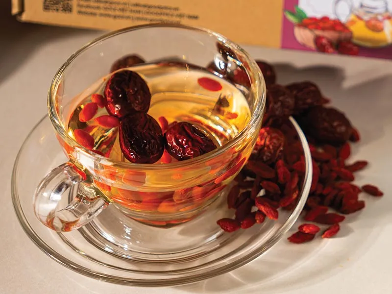 Cách nấu nước táo đỏ kỷ tử cho mẹ bầu