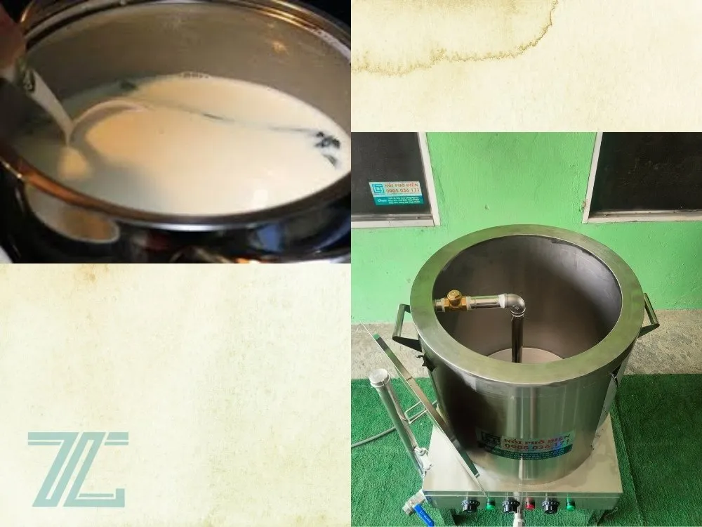 Nấu sữa đậu nành