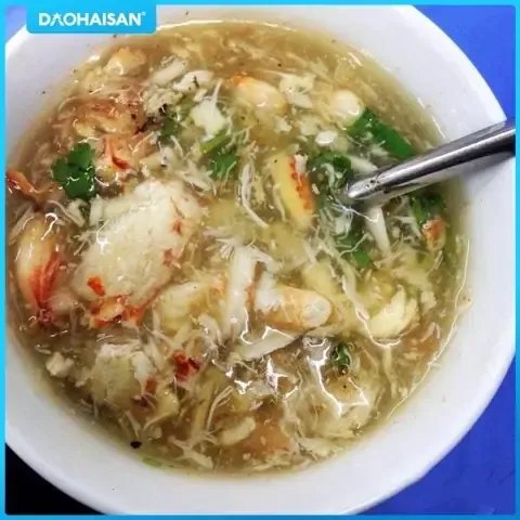 Thành phần nguyên liệu tươi ngon để nấu súp cua bán