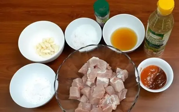 Thành phẩm món ăn sau khi nấu thịt xào chua ngọt thành công