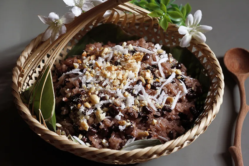 Cách nấu xôi đậu đen bằng lò vi sóng thơm ngon