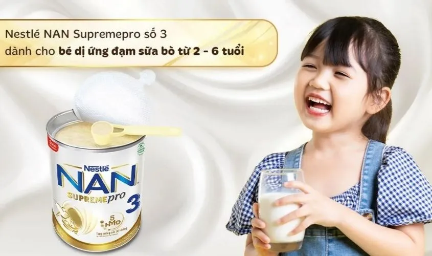 Sữa NAN Supremepro 3 cho trẻ 2-6 tuổi