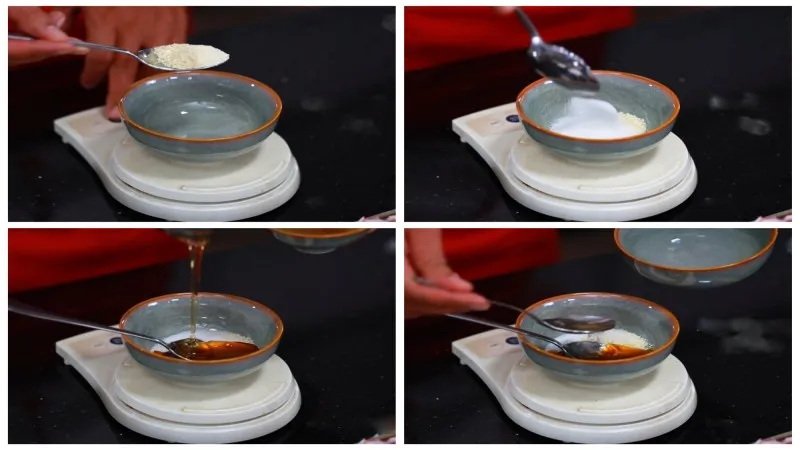 Hỗn hợp nước sốt BBQ sau khi được pha trộn hoàn hảo với các gia vị truyền thống