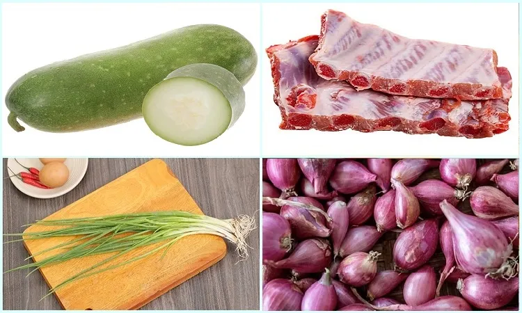 Cách nấu canh bí xanh với xương (Hình 2)