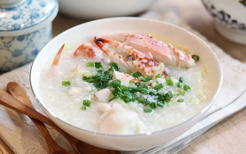 Cháo cua bổ dưỡng cho bé ăn dặm