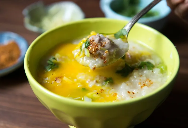 Cháo tim heo cà rốt bổ sung vitamin A