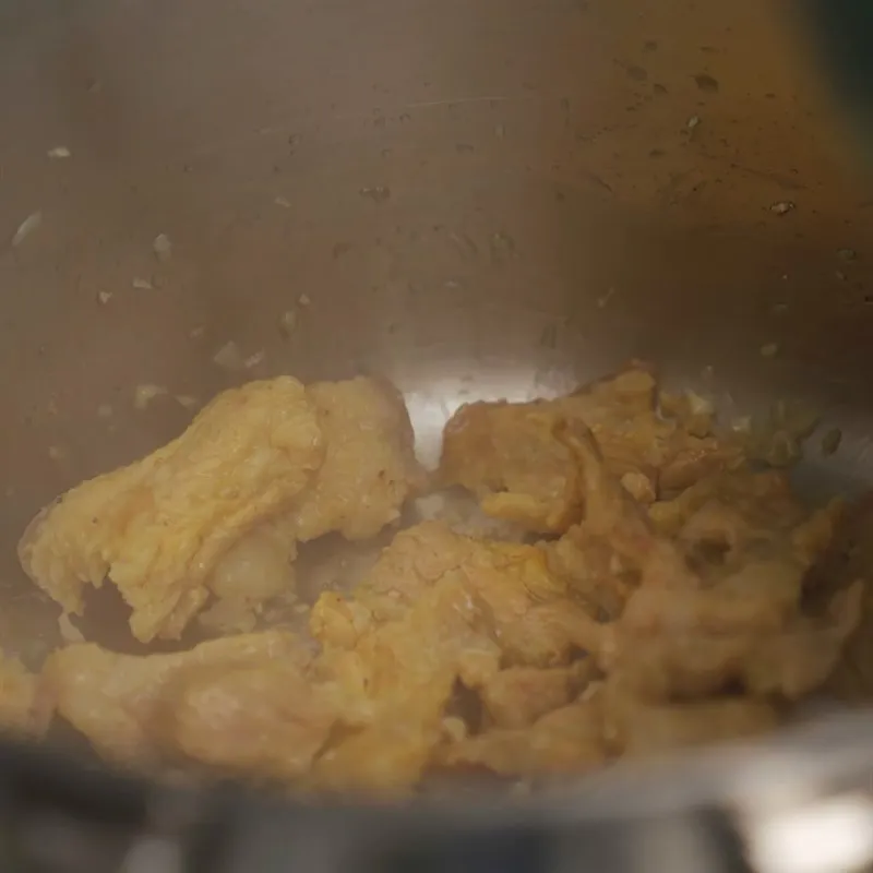 Bước 6 Nấu nước dùng Bún ốc bươu chuối đậu