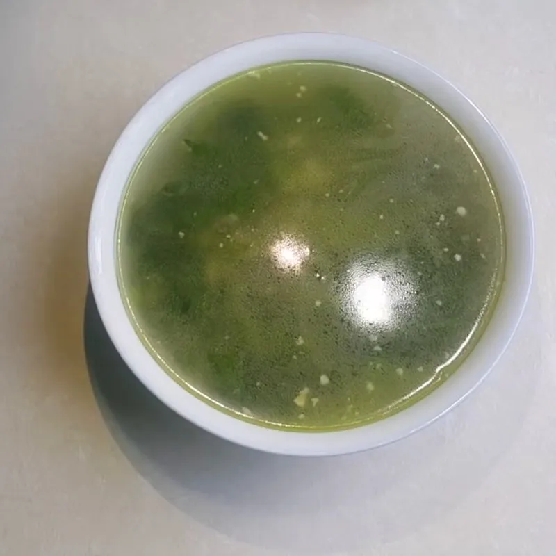 Món canh cải bó xôi nấu thịt băm giản dị nhưng cực kỳ ngon miệng