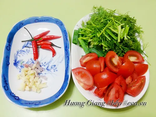 Nguyên liệu đã sơ chế sẵn sàng