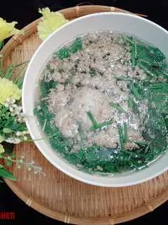 Canh cua rau đay truyền thống - nguồn cảm hứng cho phiên bản chay