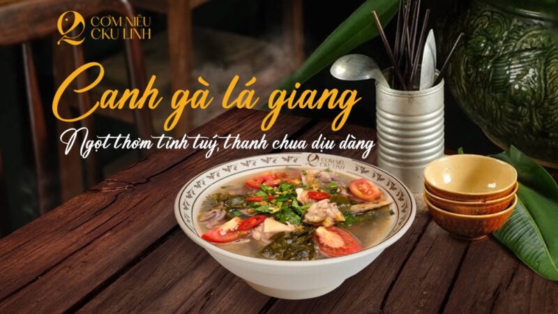 Canh ếch nấu lá giang chua thanh, thịt chắc ngọt chuẩn vị
