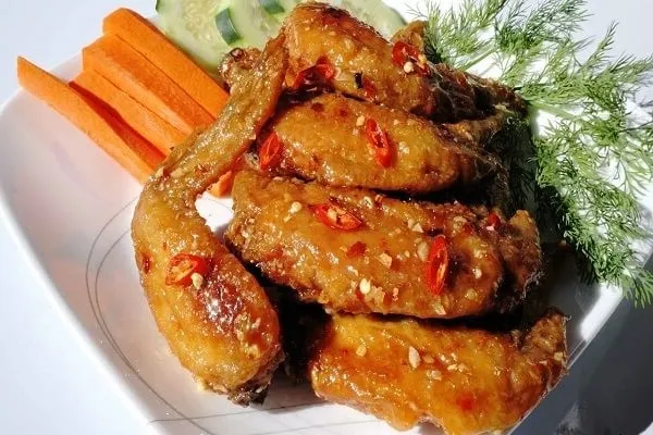 Cánh gà nướng dầu hào