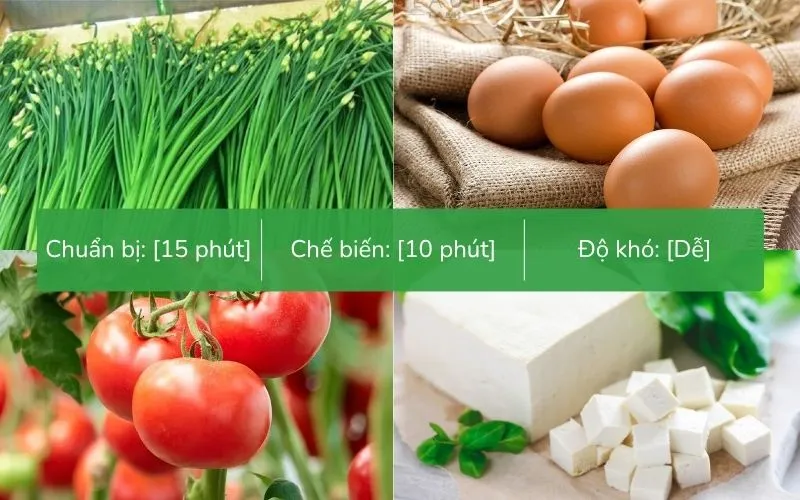 Trứng gà đánh tan chuẩn bị cho món canh hẹ trứng