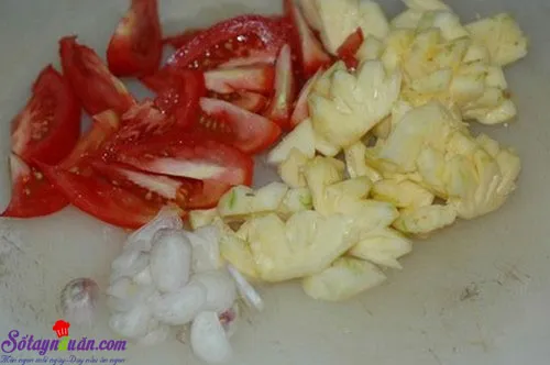 canh ngao nấu dứa