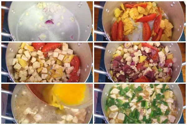 Canh trứng cà chua thịt bò dinh dưỡng