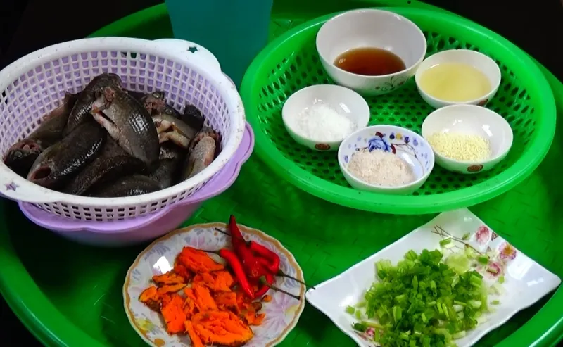 Cá rô đồng tươi ngon, sẵn sàng chế biến