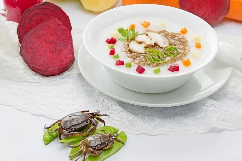 Cà rốt trong cháo cua đồng giúp bé tăng cường thị lực