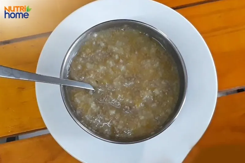 Cháo gan lợn bí đỏ giúp bổ máu và hỗ trợ tăng cân nhanh