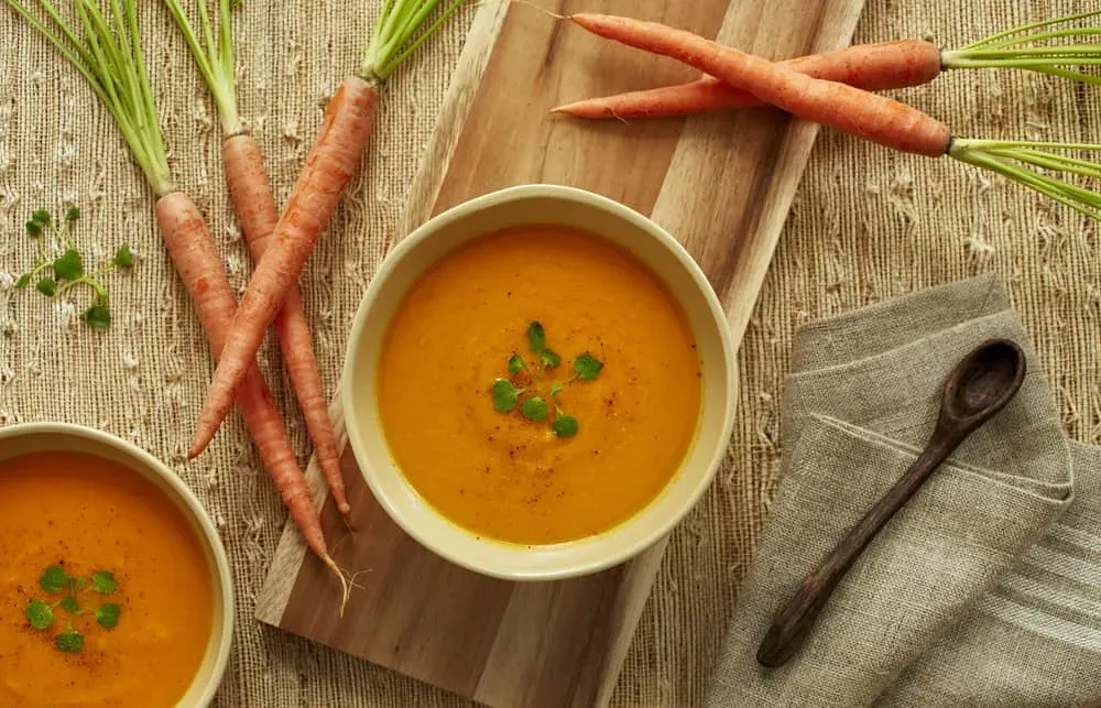 Cháo ghẹ cà rốt giúp bé phát triển thị lực