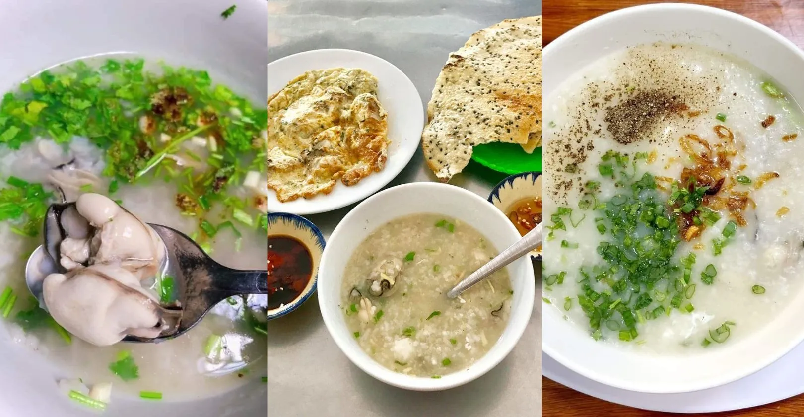 Sáng sớm với một bát cháo hàu ấm nóng thơm ngon thì chỉ có 10 điểm thôi nè