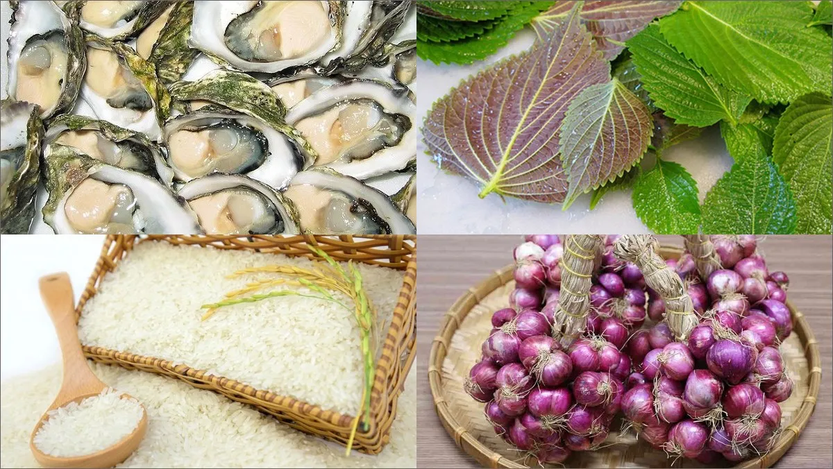 Nguyên liệu món ăn cháo hàu